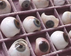 Wertheim Glass Museum - Glass eyes